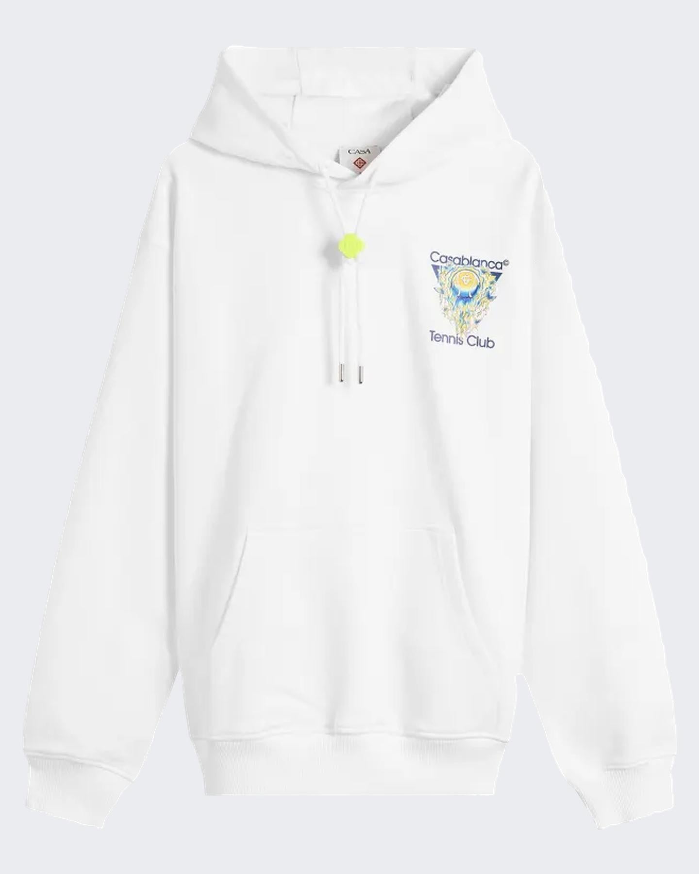 Heren Tennis CLub Icon Hoodie Wit