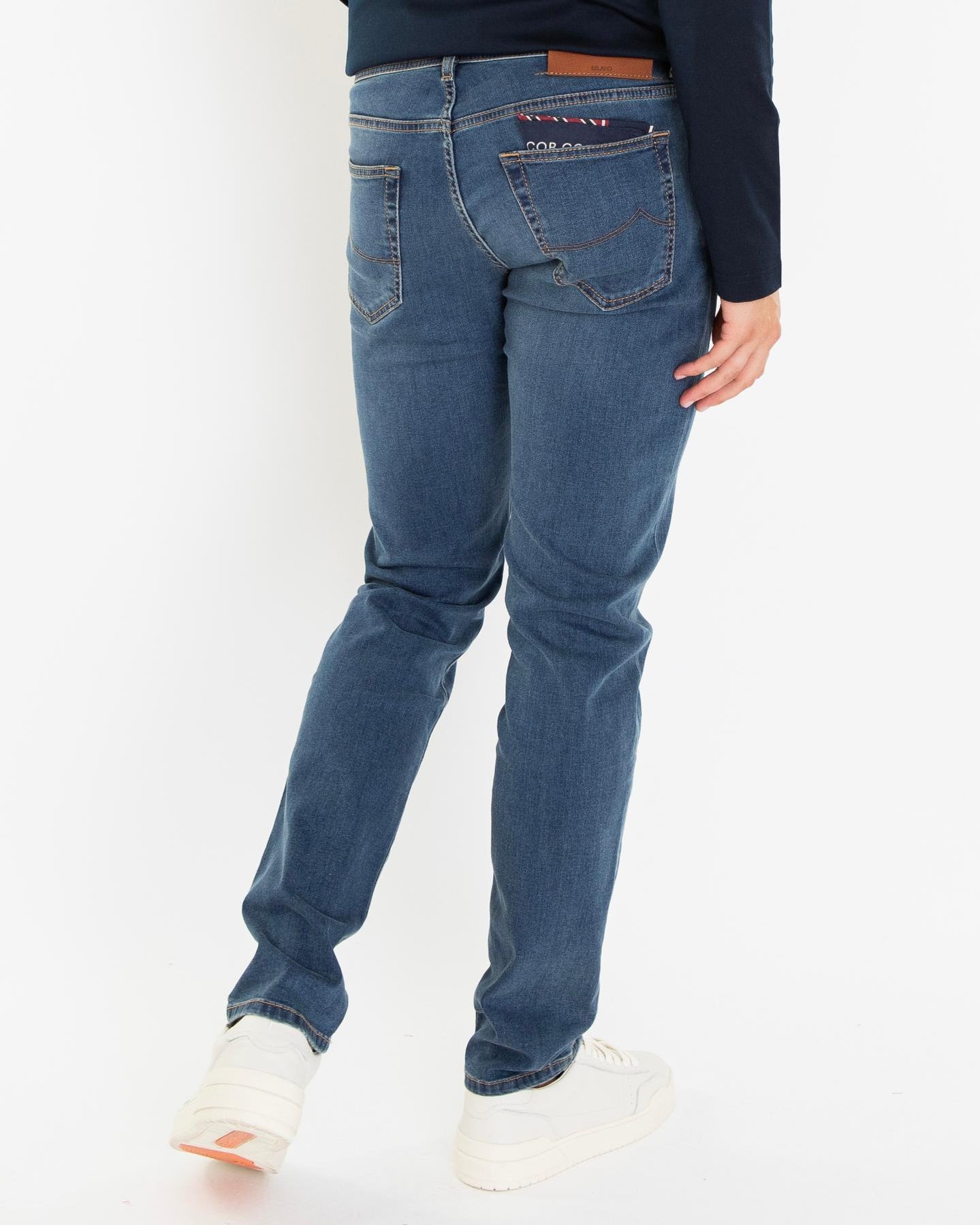 Heren Nick Slim Jeans Blauw