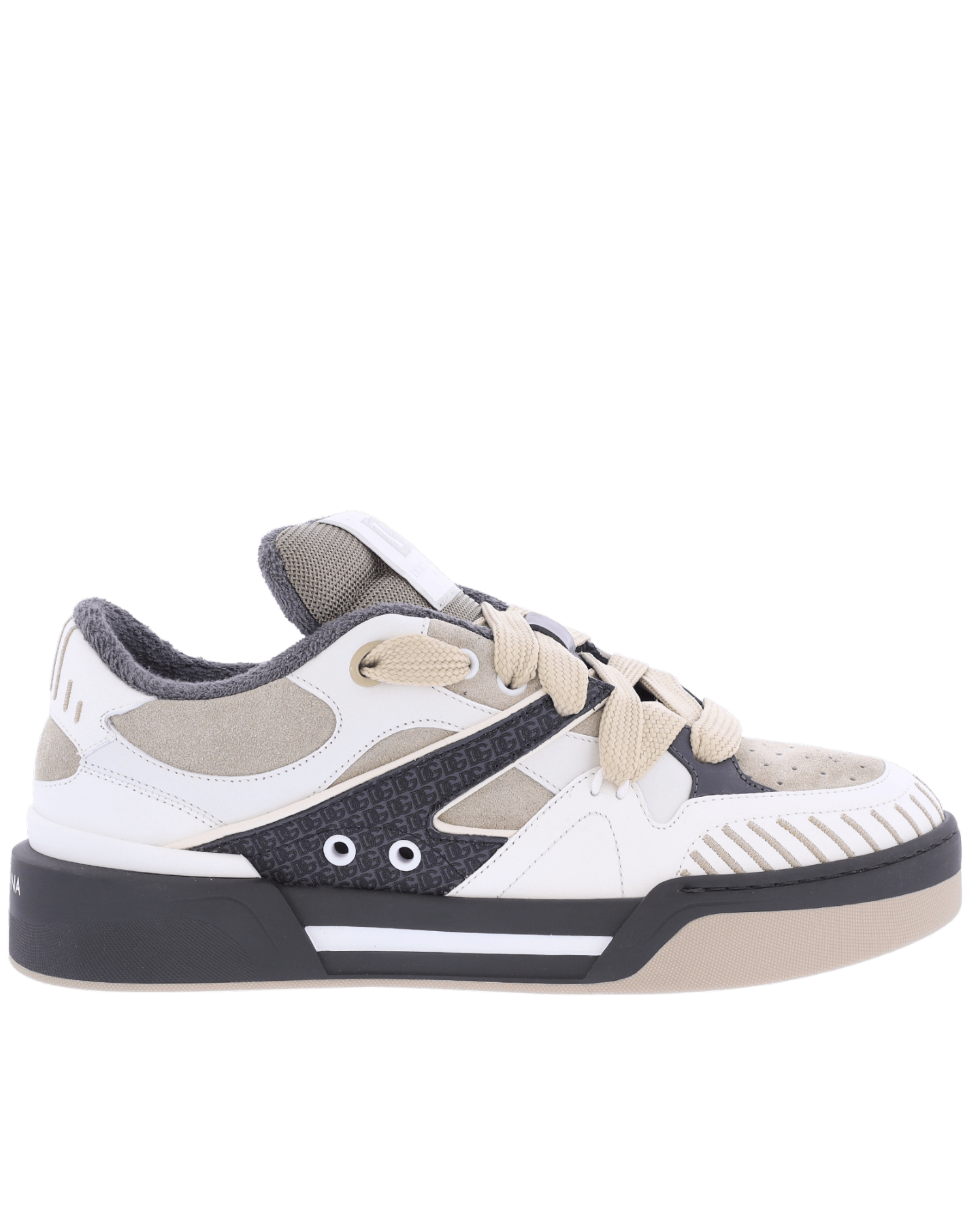 Men Mixed New Roma Sneaker Beige