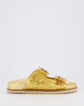 Women's Buckle Slipper Gold Metallic — huidige kleur