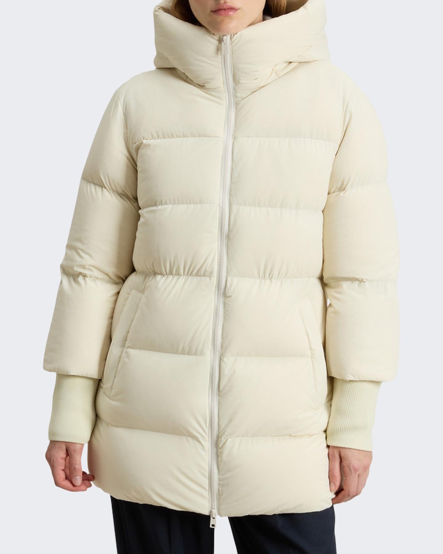 Dames Cloud Madison Coat Wit