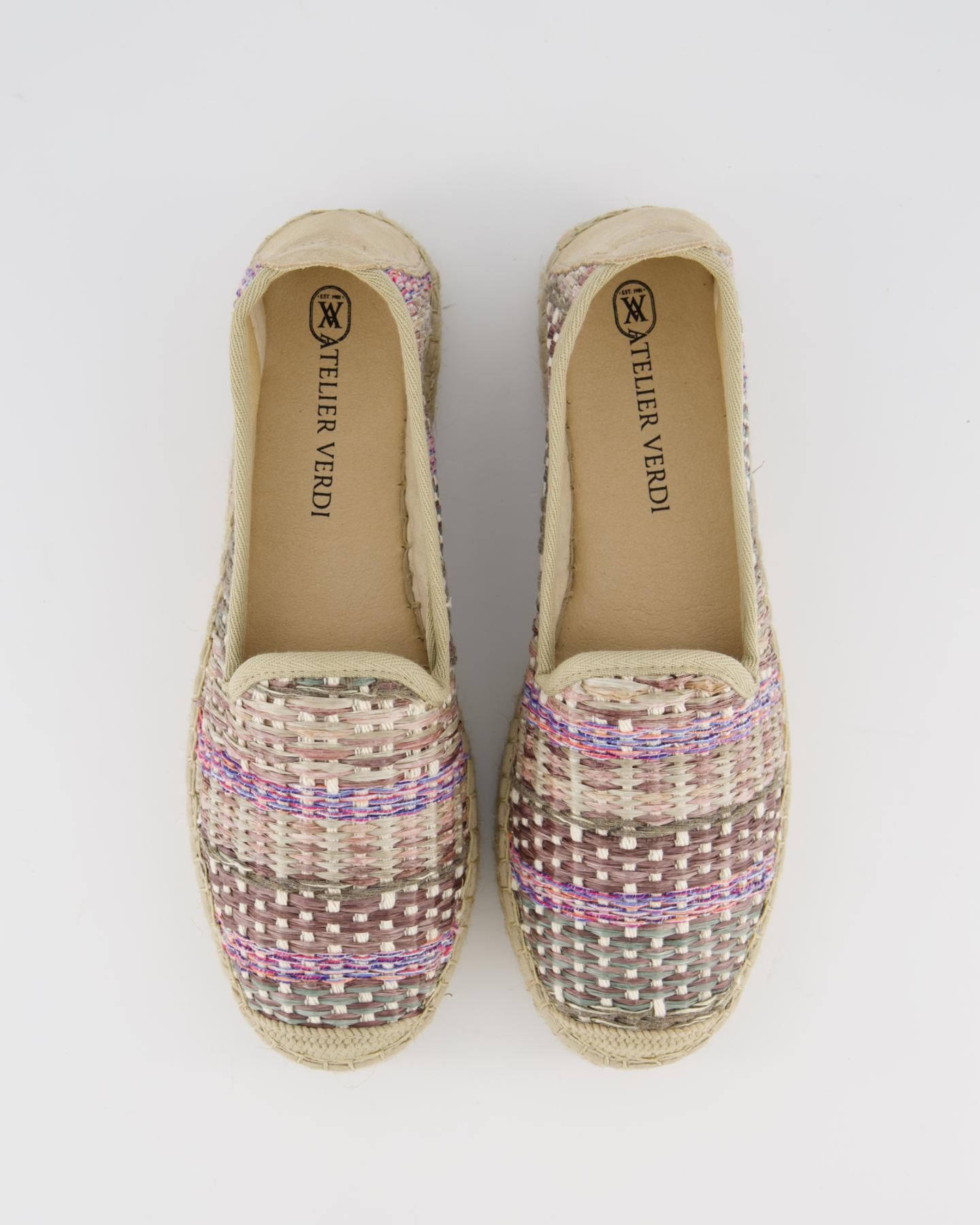 Dames Carmen Loafer Beige/Raffia