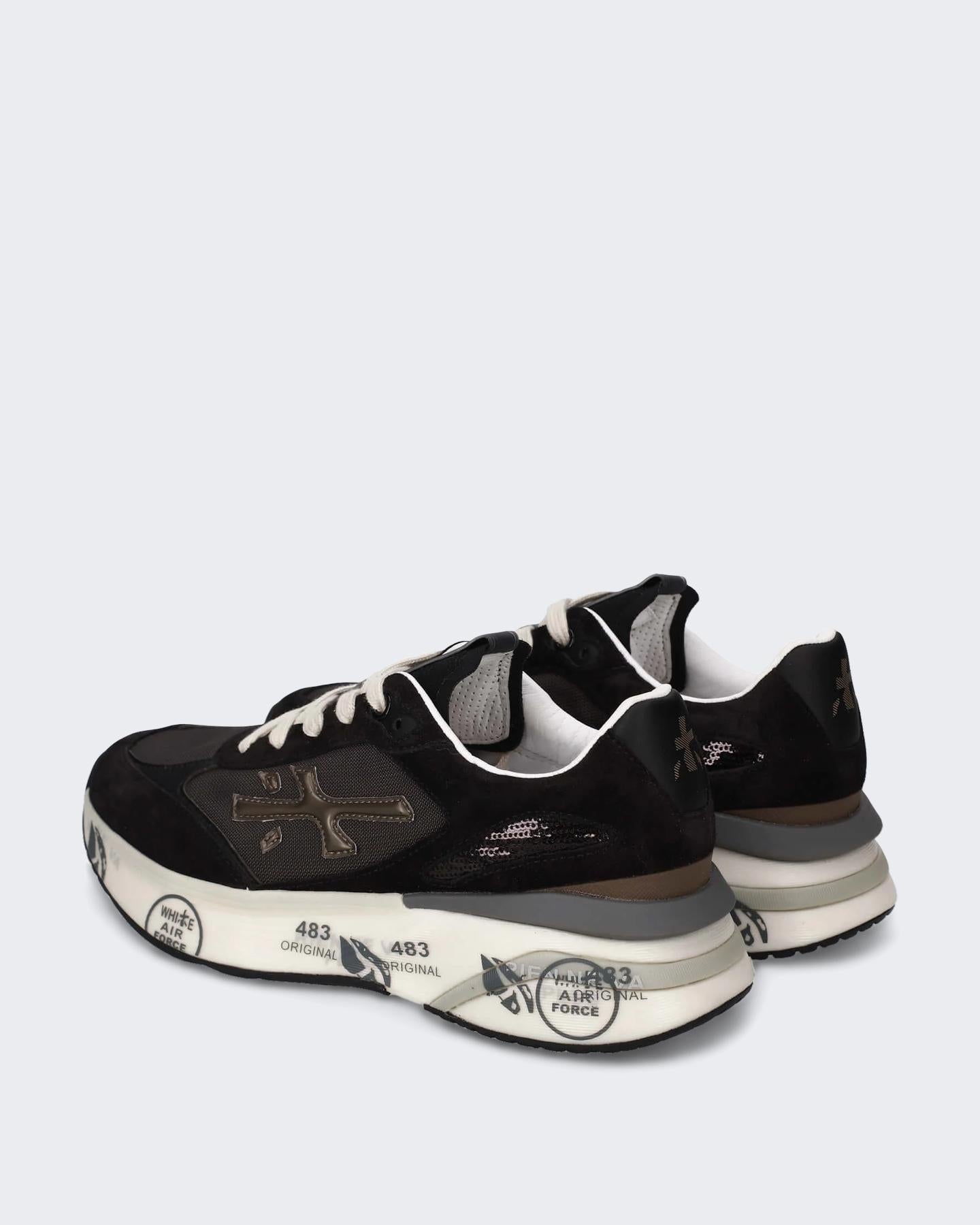 Premiata Dames Moerun Sneaker Blauw