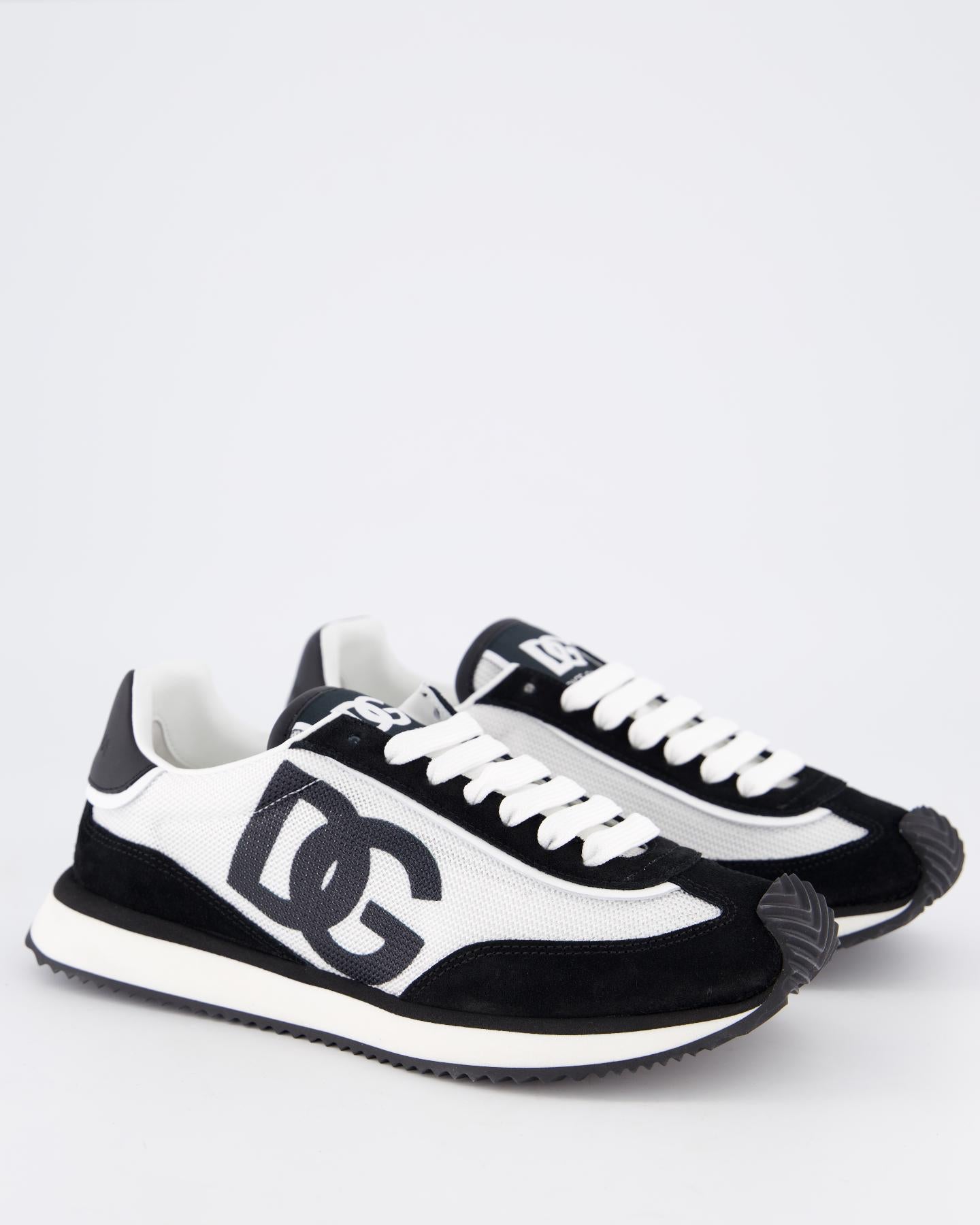 Dames Cushion Sneaker Wit/Zwart