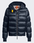 Women's Gewatteerde donzen Jacket met capuchon Blue