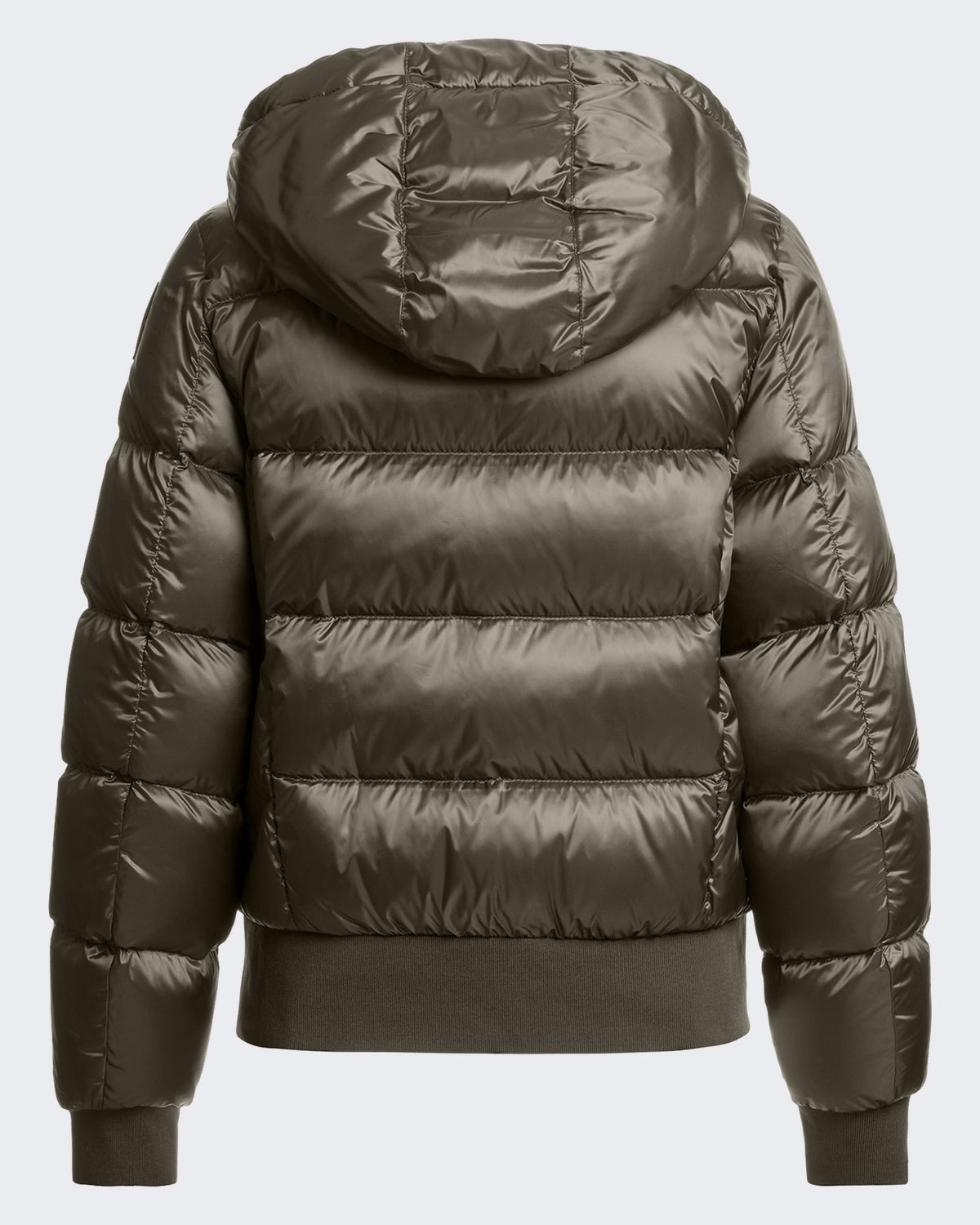 Parajumpers Dames Gewatteerde donzen jas met capuchon Groen - Eleganza.nl