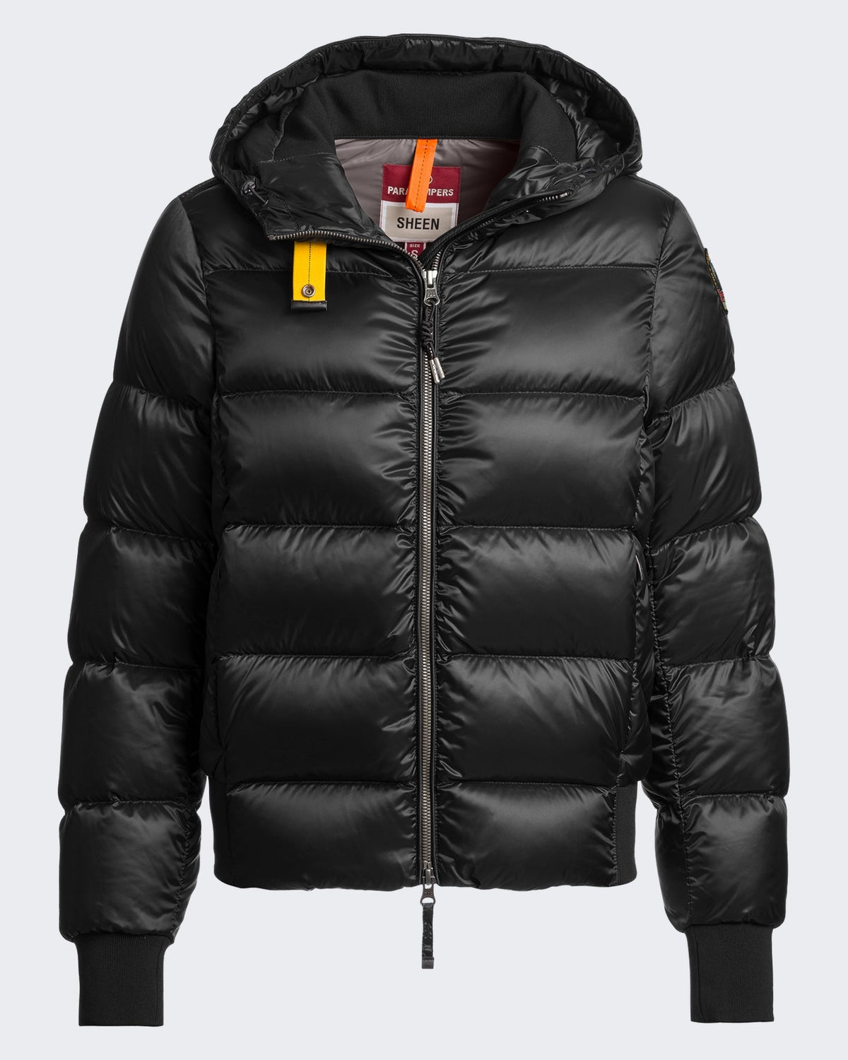 Parajumpers Dames Gewatteerde donzen jas met capuchon Zwart - Eleganza.nl