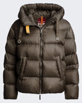 Women's Gewatteerde Jacket met capuchon Metallic Gold