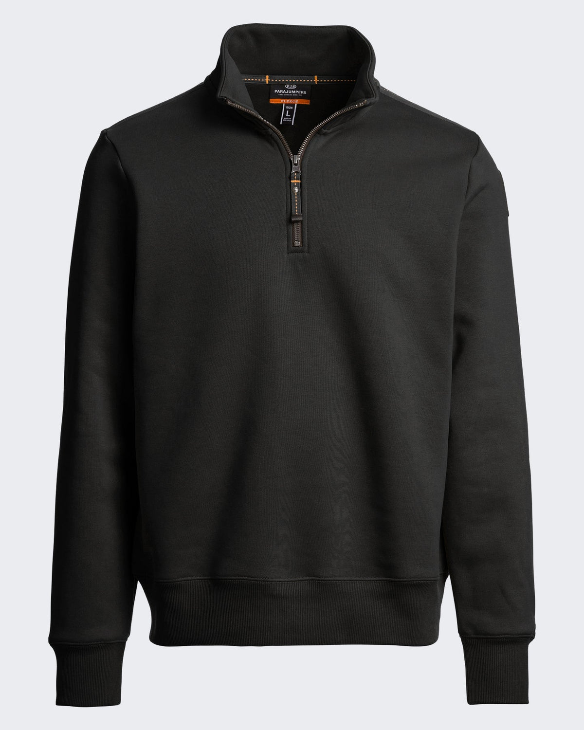 Parajumpers Heren Half-zip fleece trui Zwart - Eleganza.nl