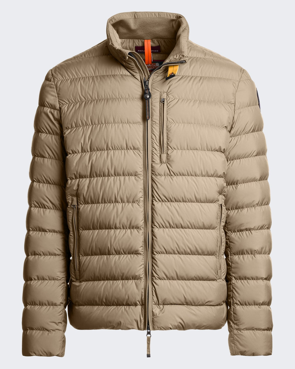 Parajumpers Heren Korte donzen jas in gedempte kaki kleur Groen - Eleganza.nl