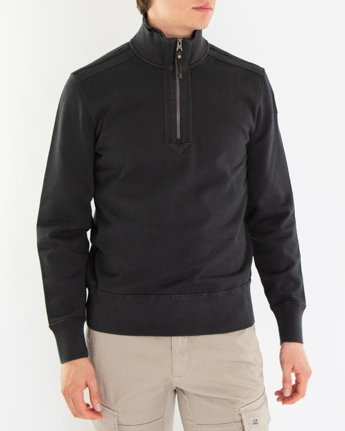 Parajumpers Heren Lenard Half Zip Zwart - Eleganza.nl