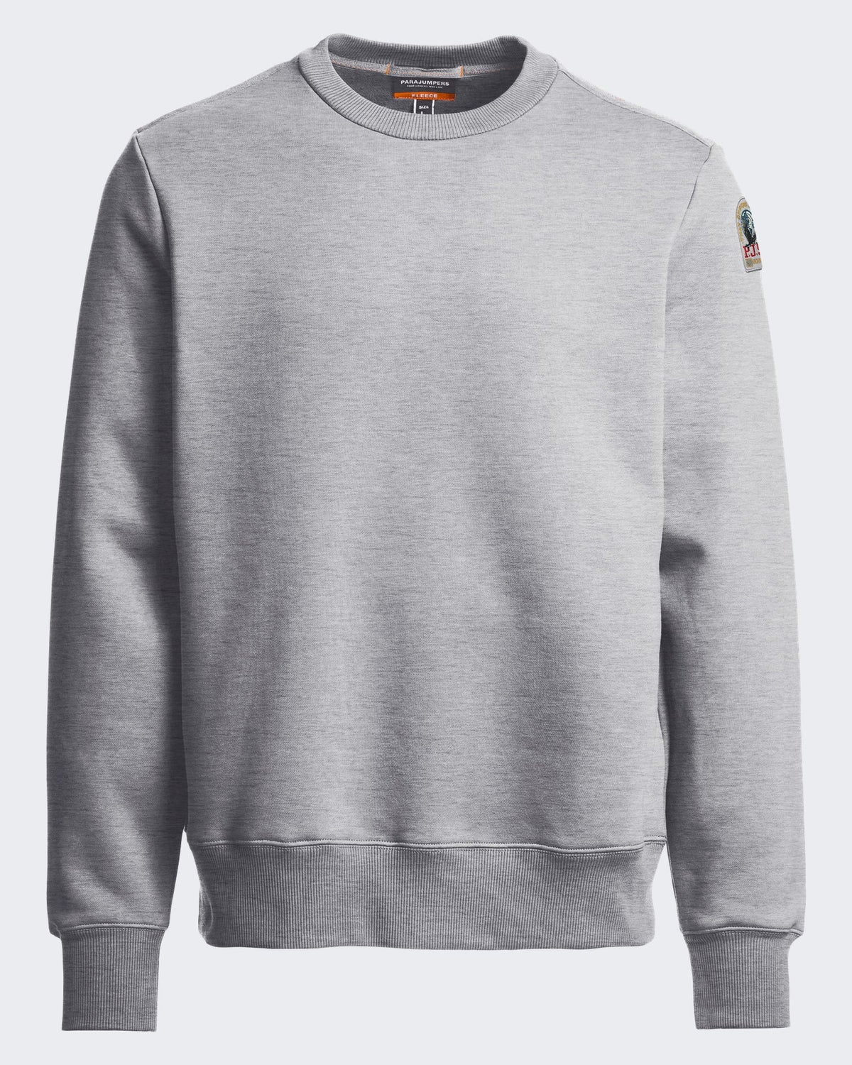 Parajumpers Heren Sweatshirt met ronde hals gemêleerd Grijs - Eleganza.nl