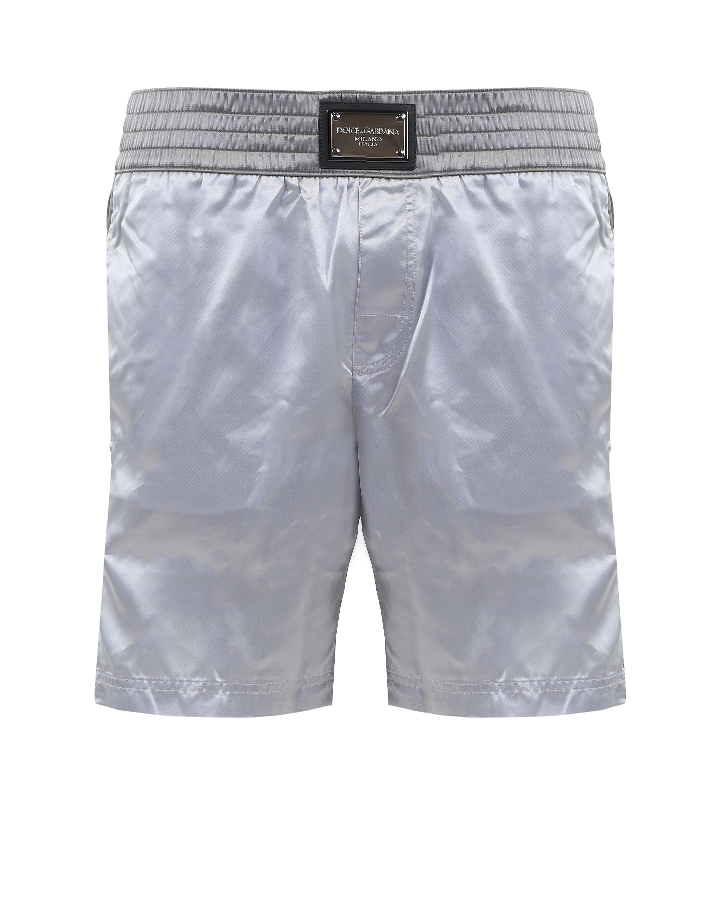 Mens metallic top swim trunks