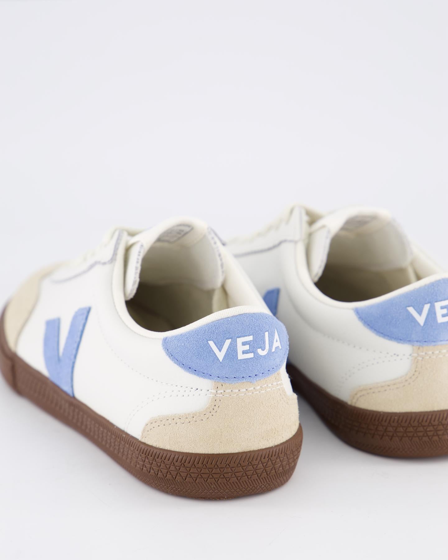 Dames Volley Sneaker Wit/Blauw