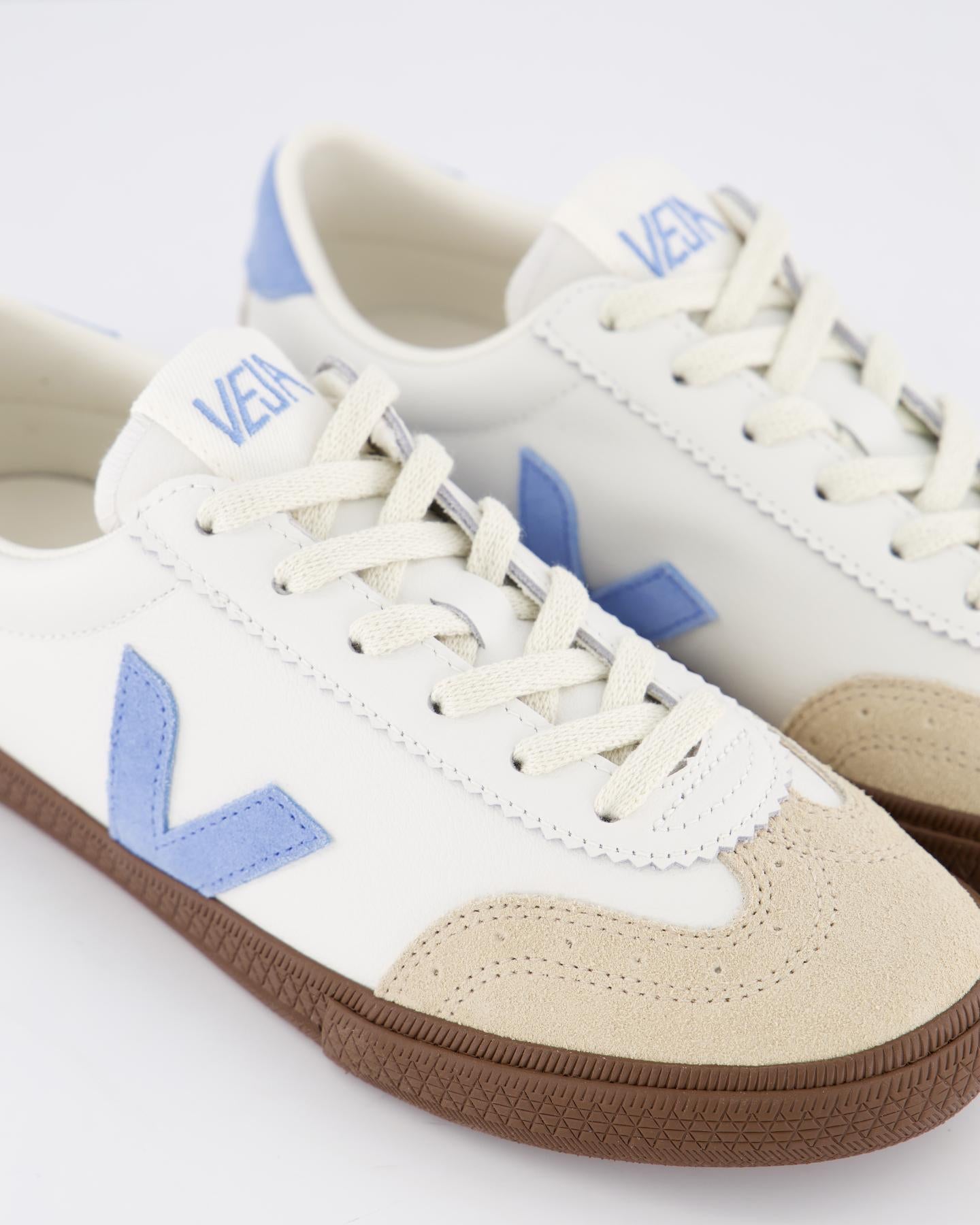 Dames Volley Sneaker Wit/Blauw