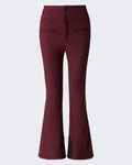 Women's Hoge taille ski Trousers Aurora Red — huidige kleur