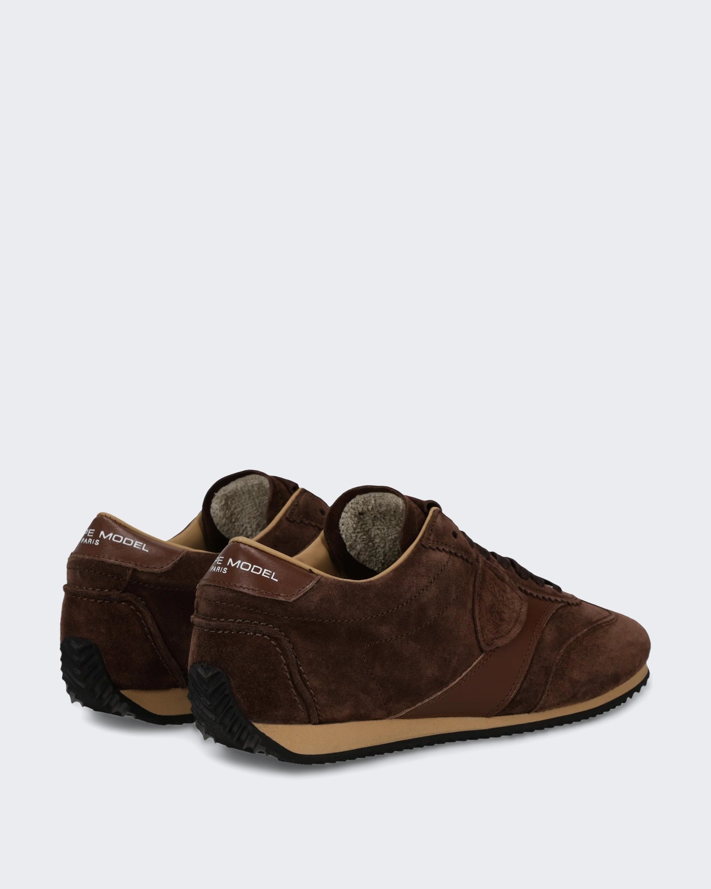 Philippe Model Dames Lage sneaker in bruine colorway Bruin - Eleganza.nl