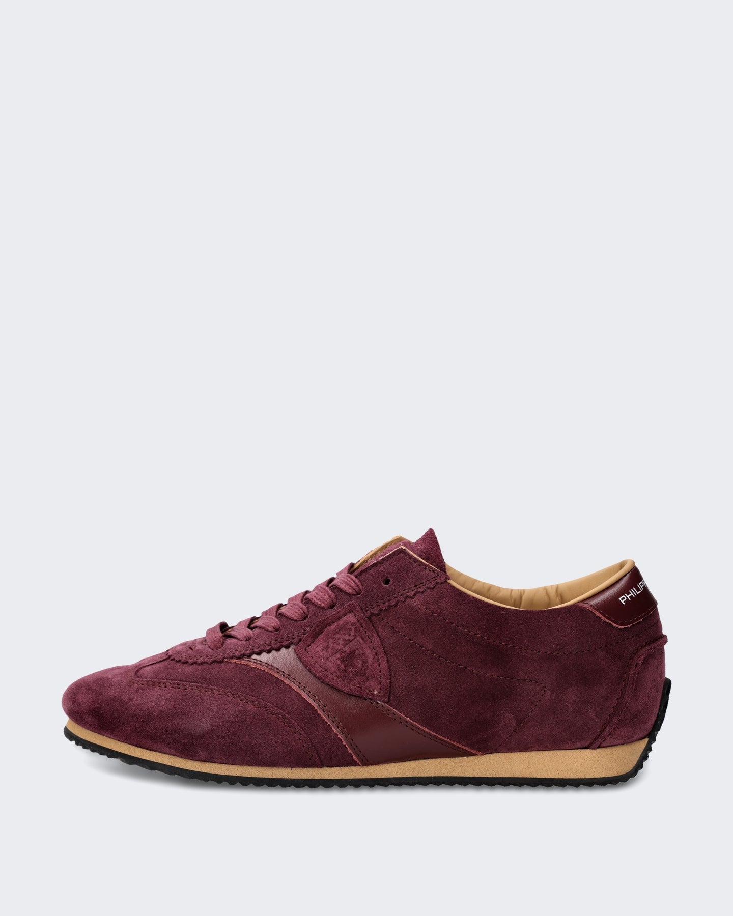 Philippe Model Dames Lage sneaker in paarse colorway Paars - Eleganza.nl