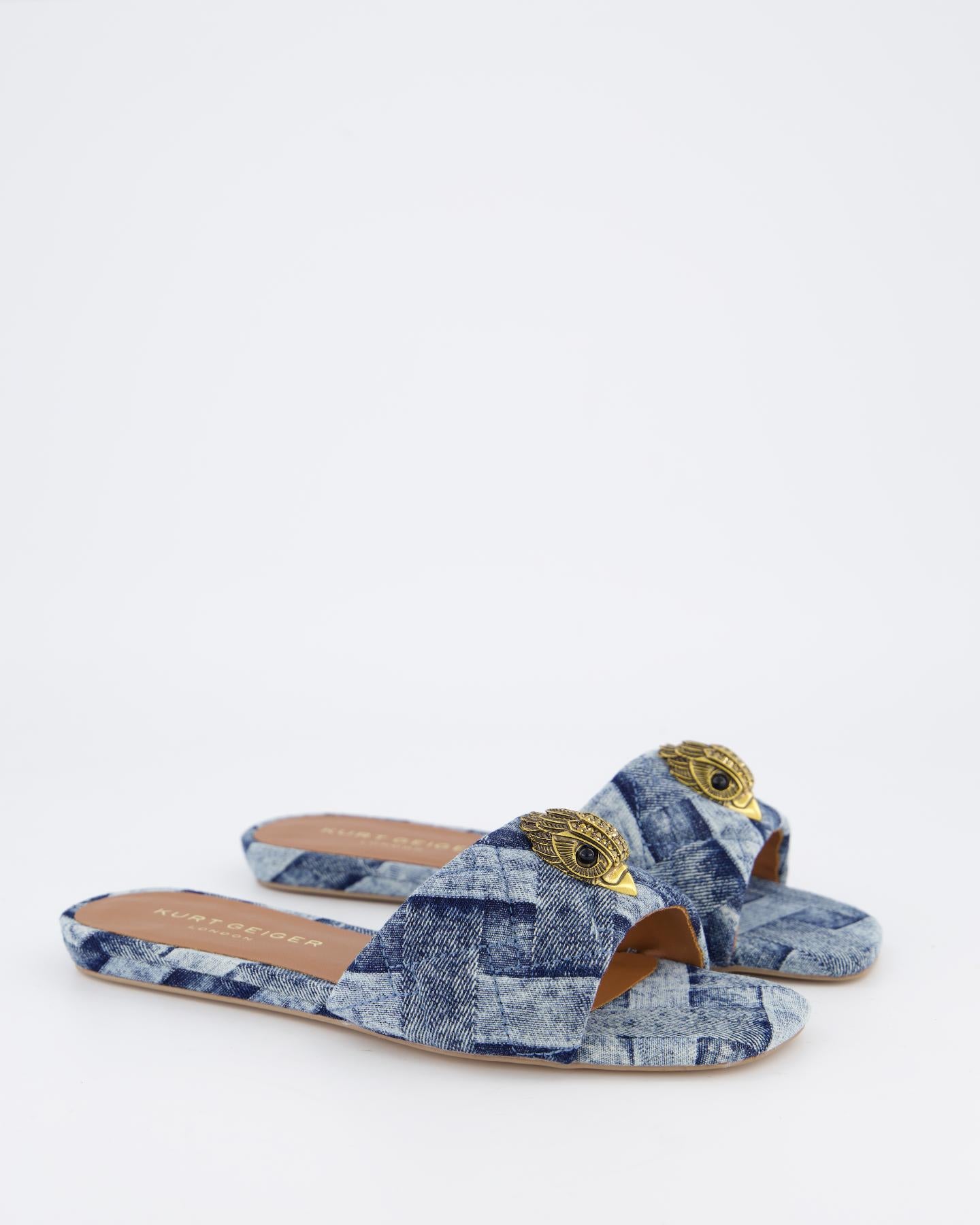Dames Kensington Flat Slipper Blauw