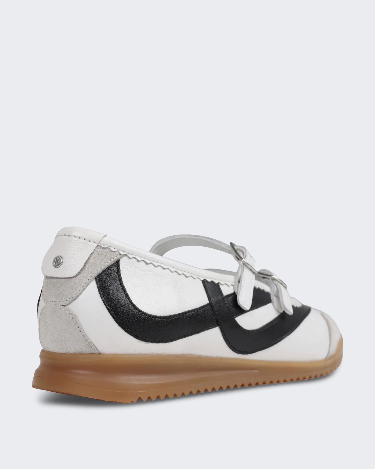 Dames Cli-Oo Mary Jane Sneaker Wit