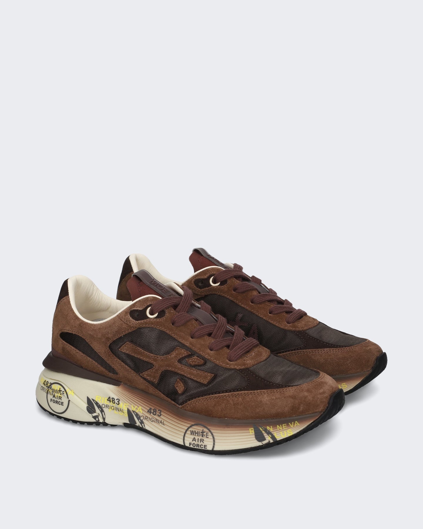 Premiata Dames Moerund Sneaker Brown - Eleganza.nl