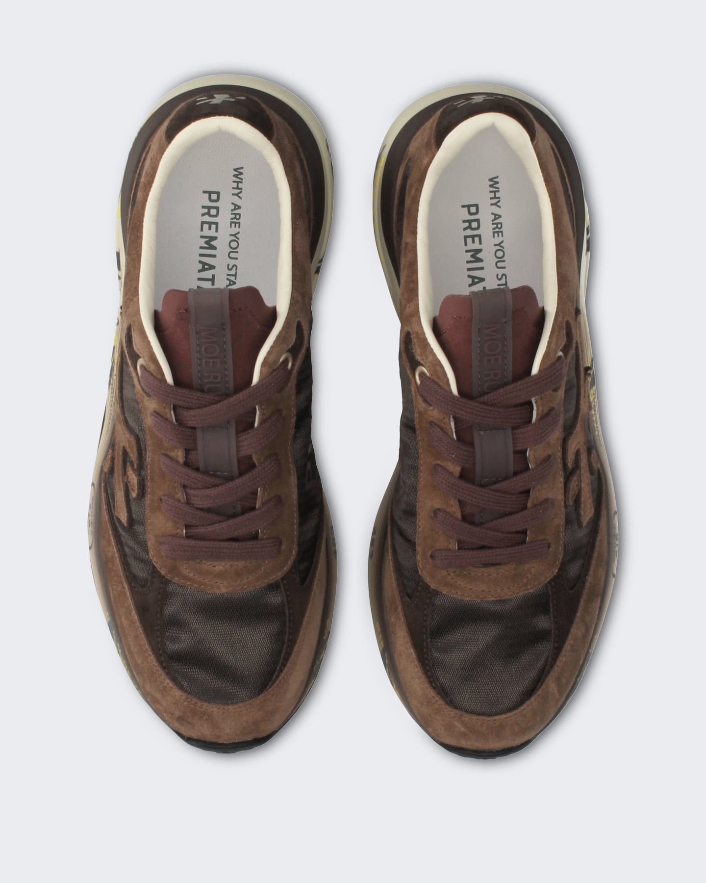Premiata Dames Moerund Sneaker Brown - Eleganza.nl
