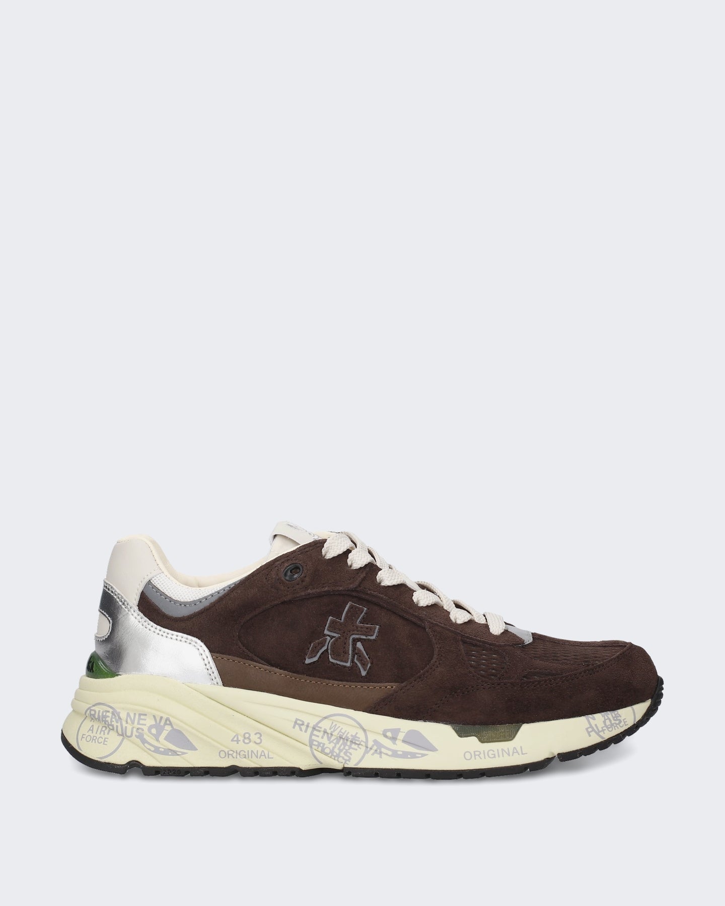 Premiata Dames Sneaker - Mased-Brown Bruin - Eleganza.nl