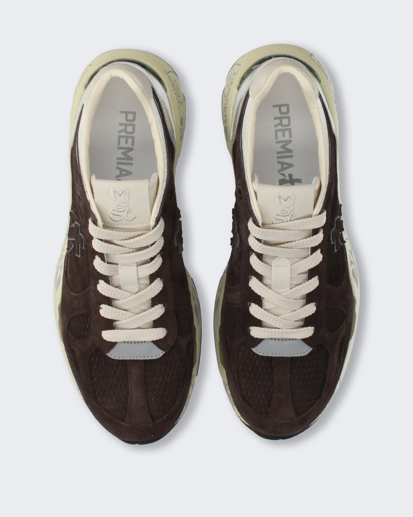 Premiata Dames Sneaker - Mased-Brown Bruin - Eleganza.nl