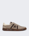 Premiata Men's Light Leather Lace-Up Sneaker Brown