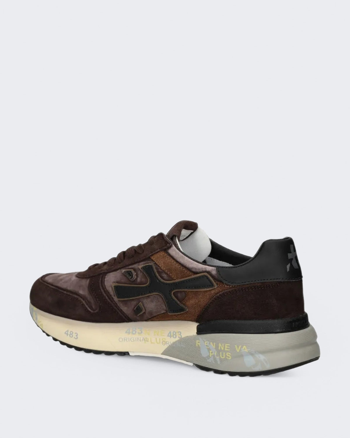 Premiata Heren Sneaker - Mick-Brown Bruin (2) - Eleganza.nl