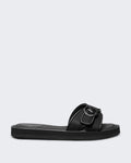Michael Kors Women's MK Pool Slide Black — huidige kleur