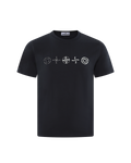 Stone Island Kids Logoprint T-Shirt Blue