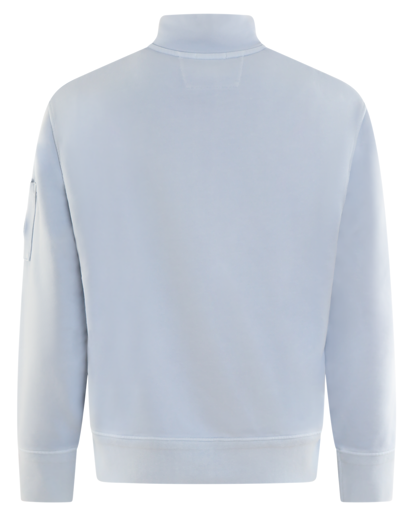 Heren Half Zip Collar Sweater Blauw