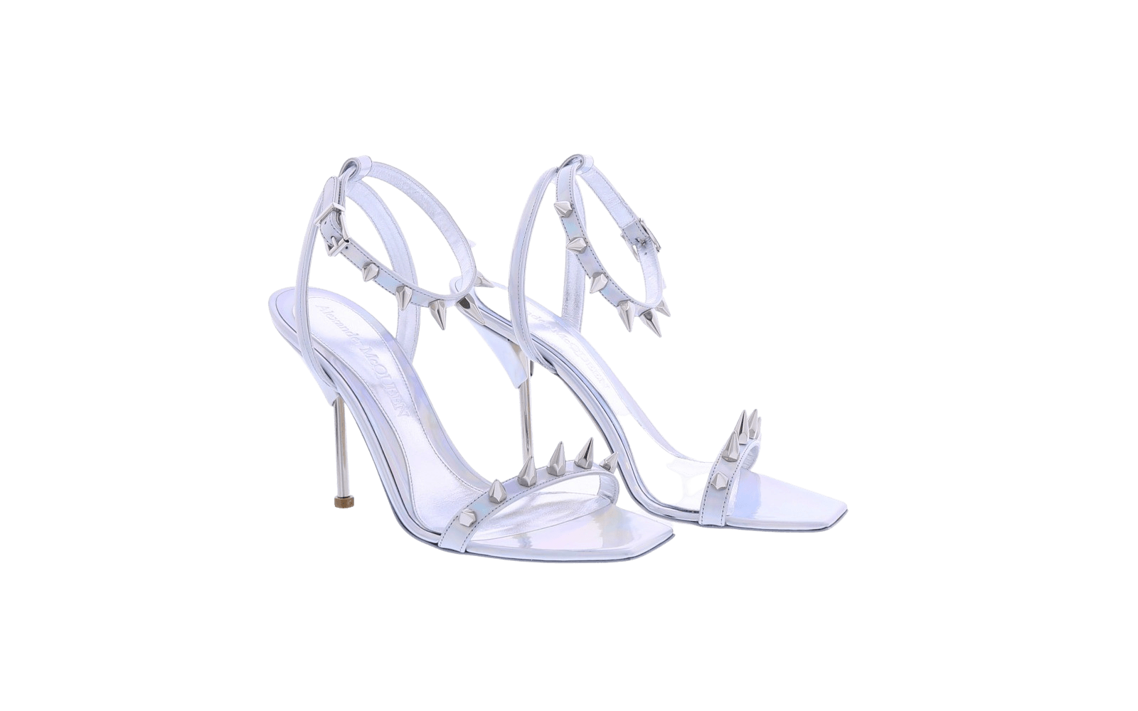 Women Spike Sandal Silver