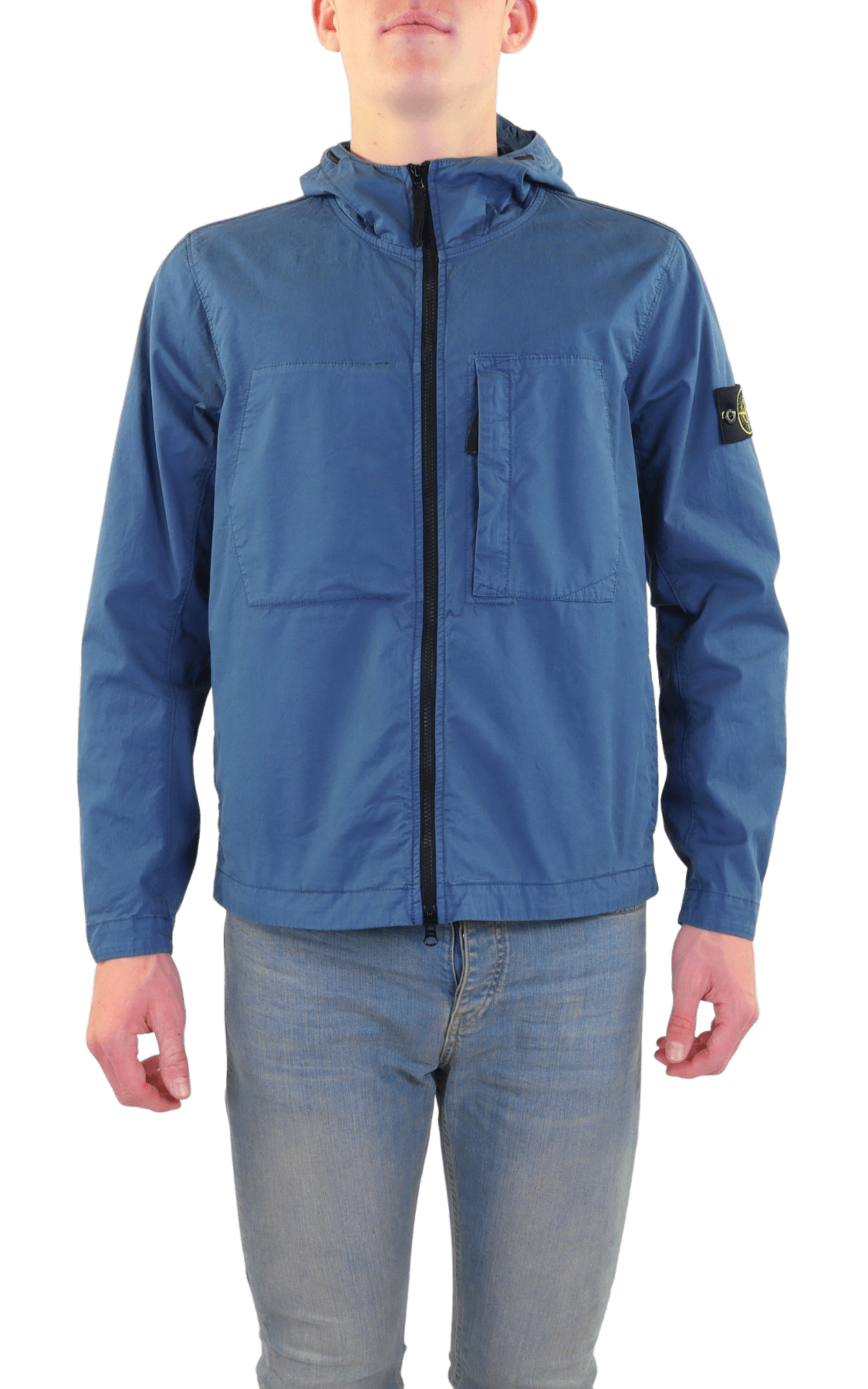 Stone island hot sale teal jacket