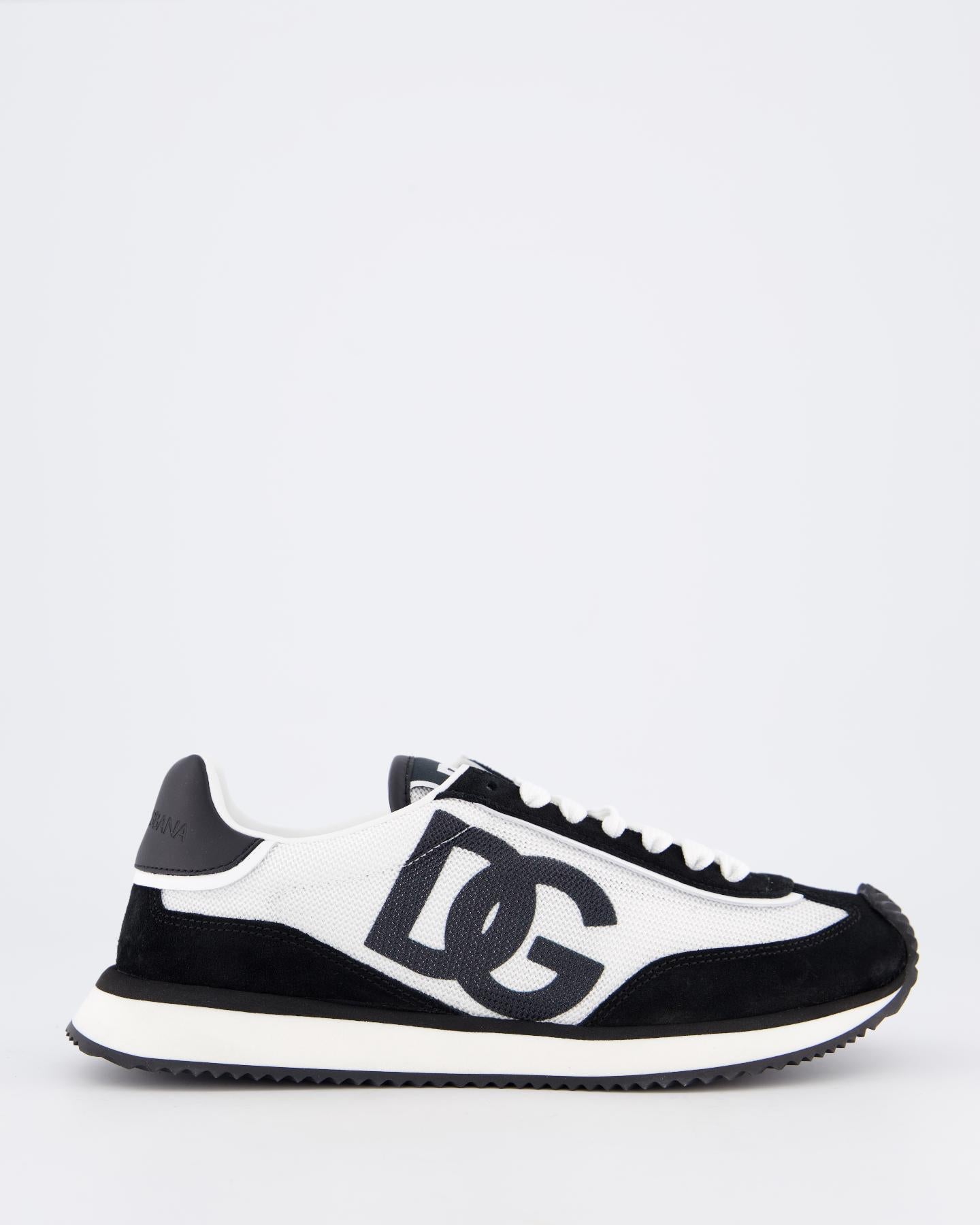 Dames Cushion Sneaker Wit/Zwart