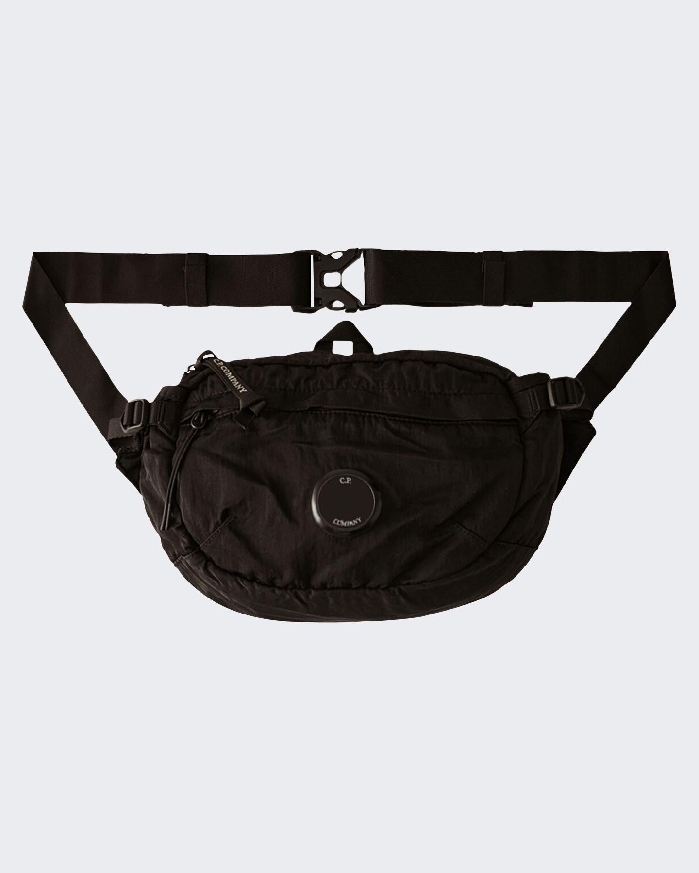 Heren Waist Lens Bag Zwart