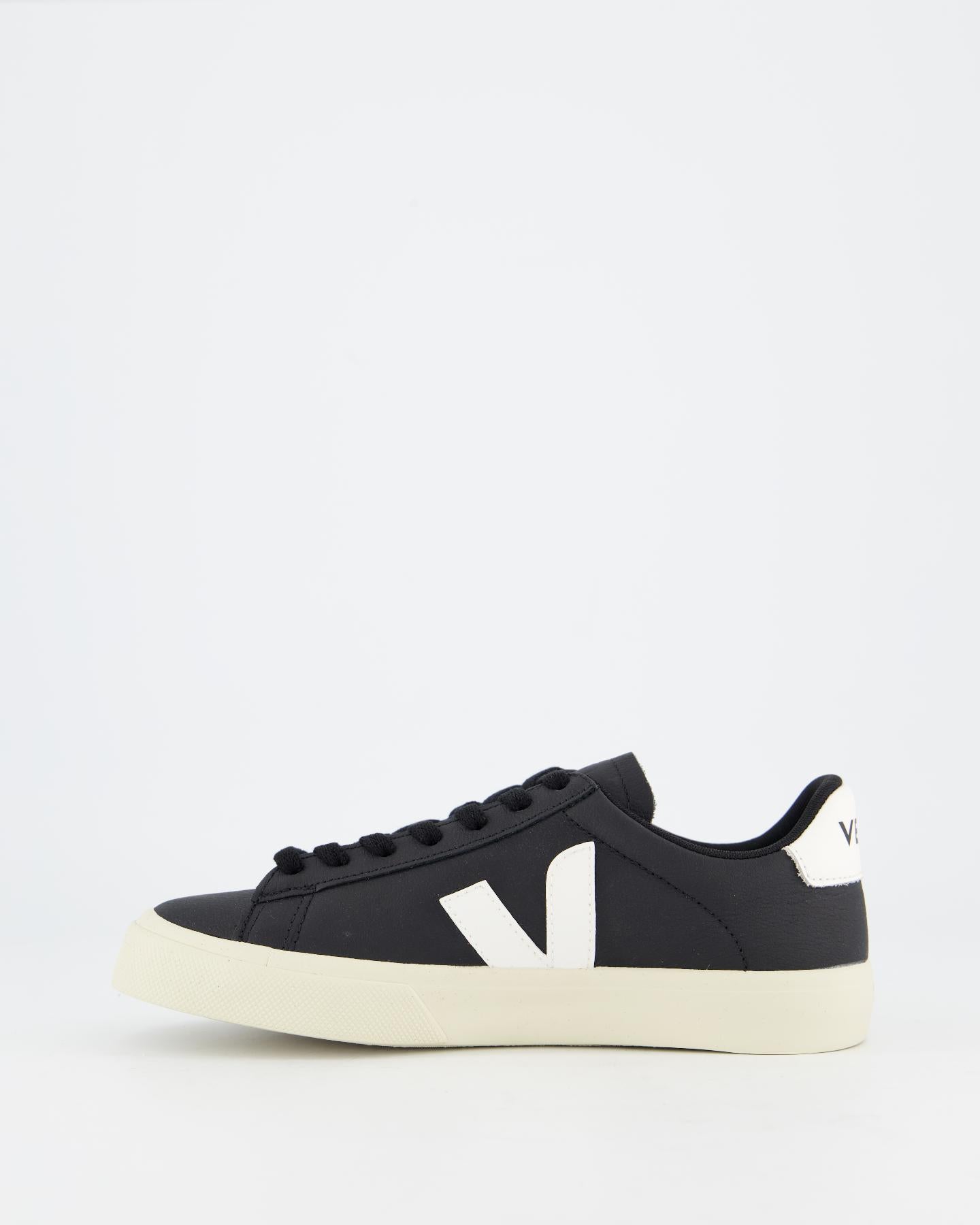 Dames Campo Sneaker Leer Zwart/Wit