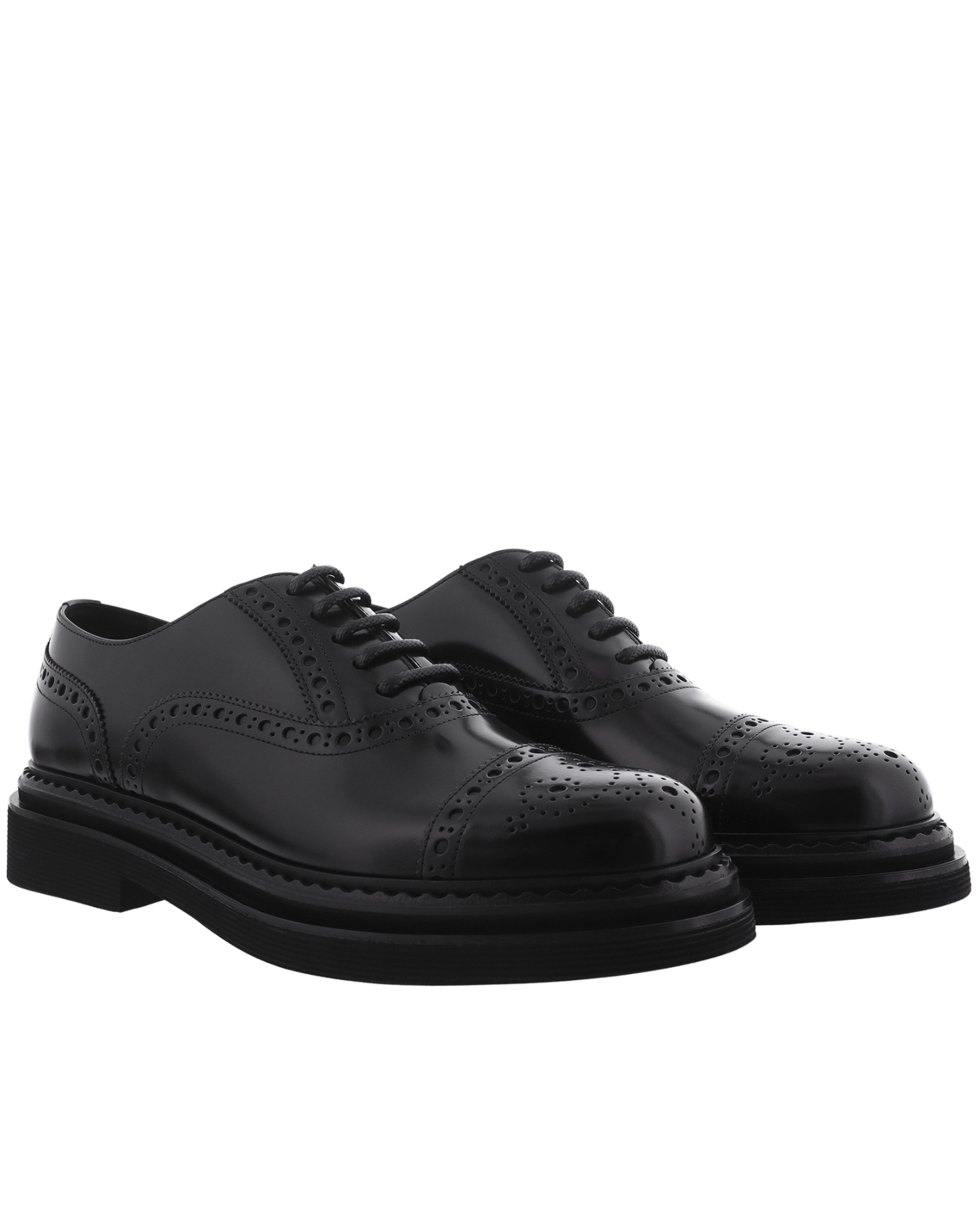 Men Brushed Oxfords Black