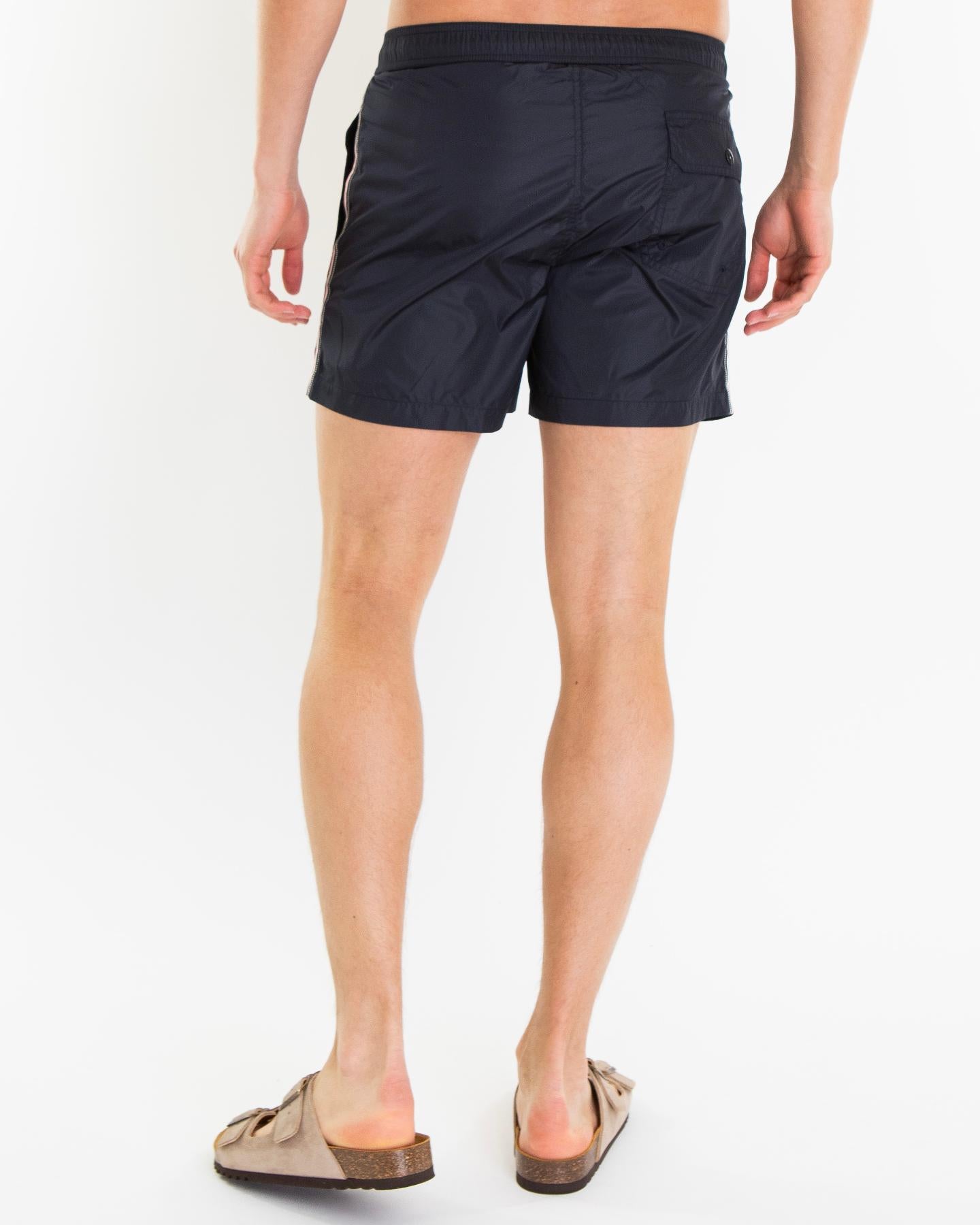 Heren Tri Stripe Beachwear Blauw