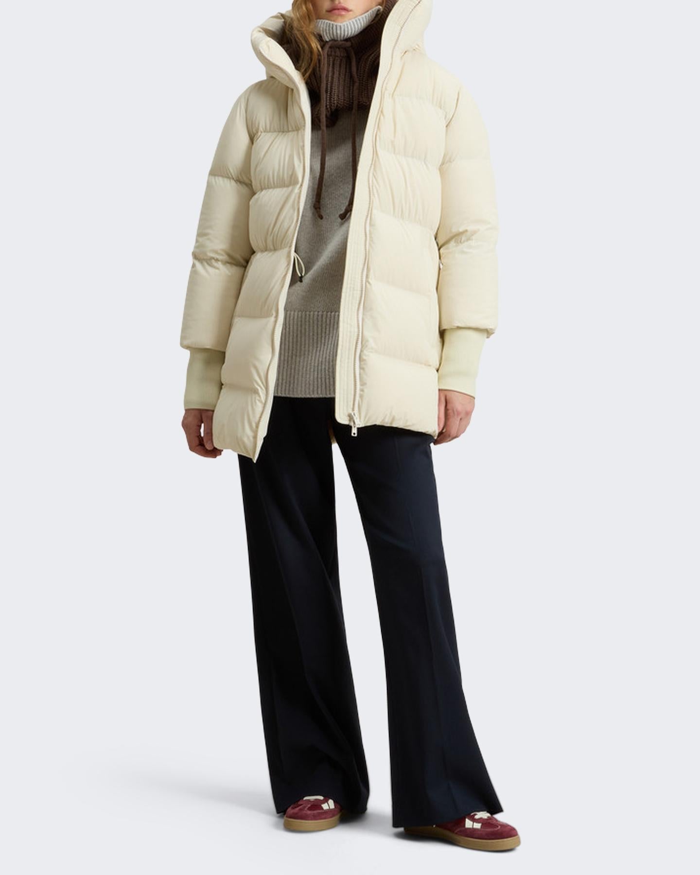 Dames Cloud Madison Coat Wit
