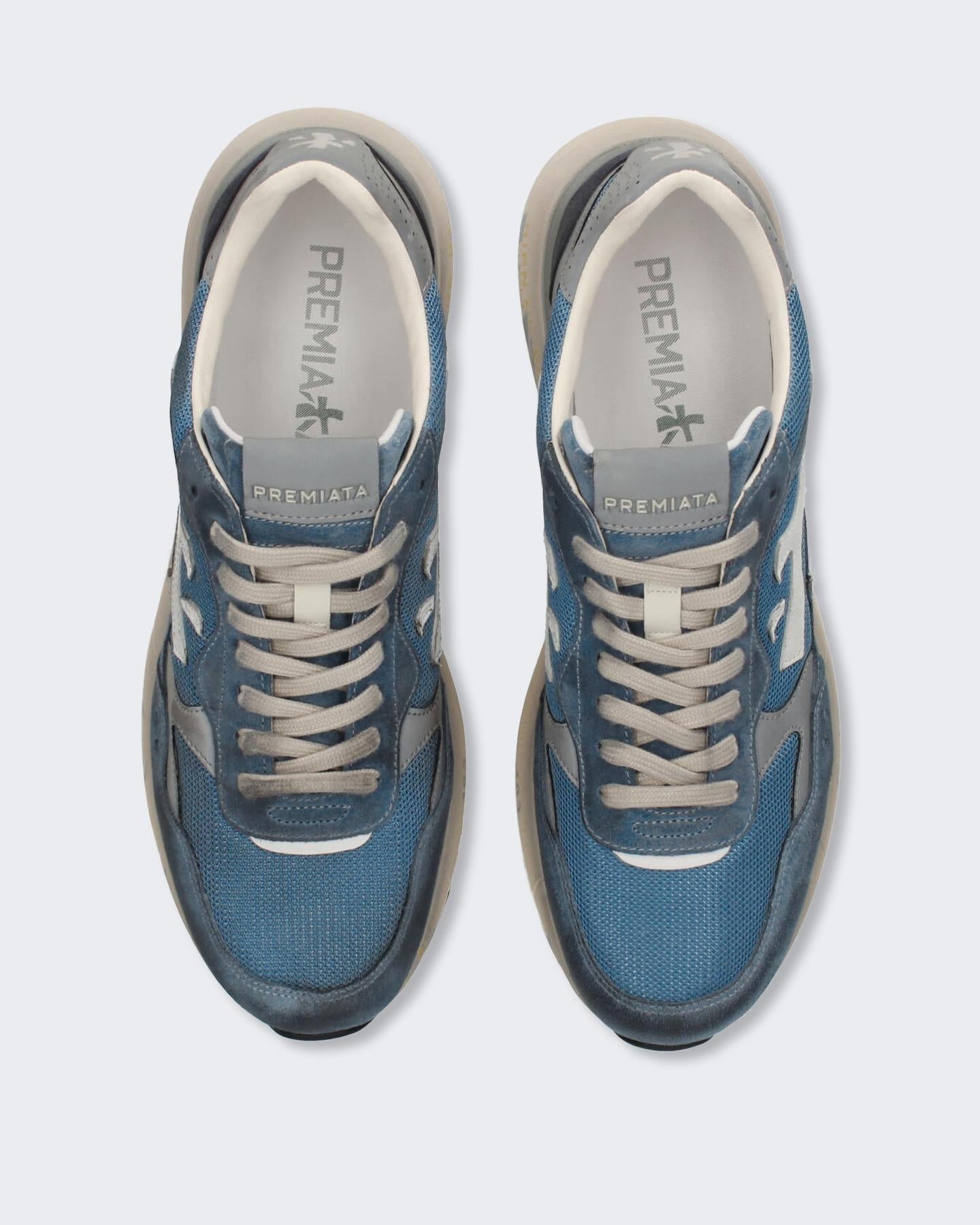 Premiata Heren Mick Sneaker Blauw
