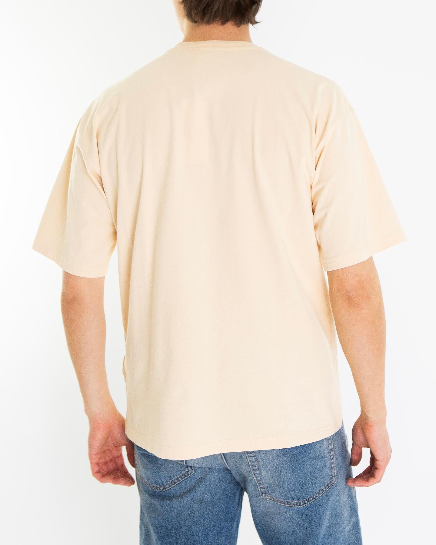 Heren T-Boxt-N14 T-Shirt Beige