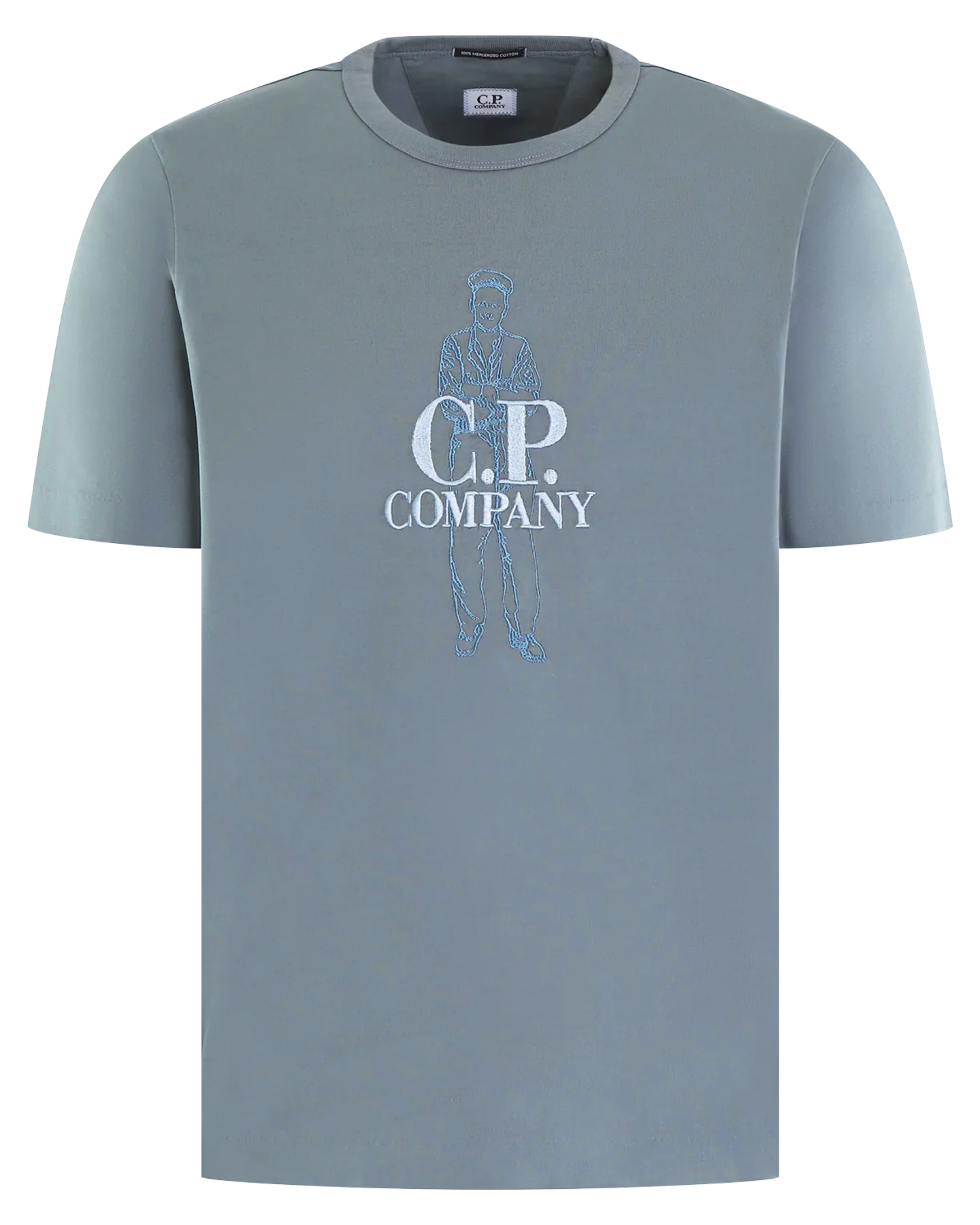 Heren Twisted Sailer T-Shirt Blauw