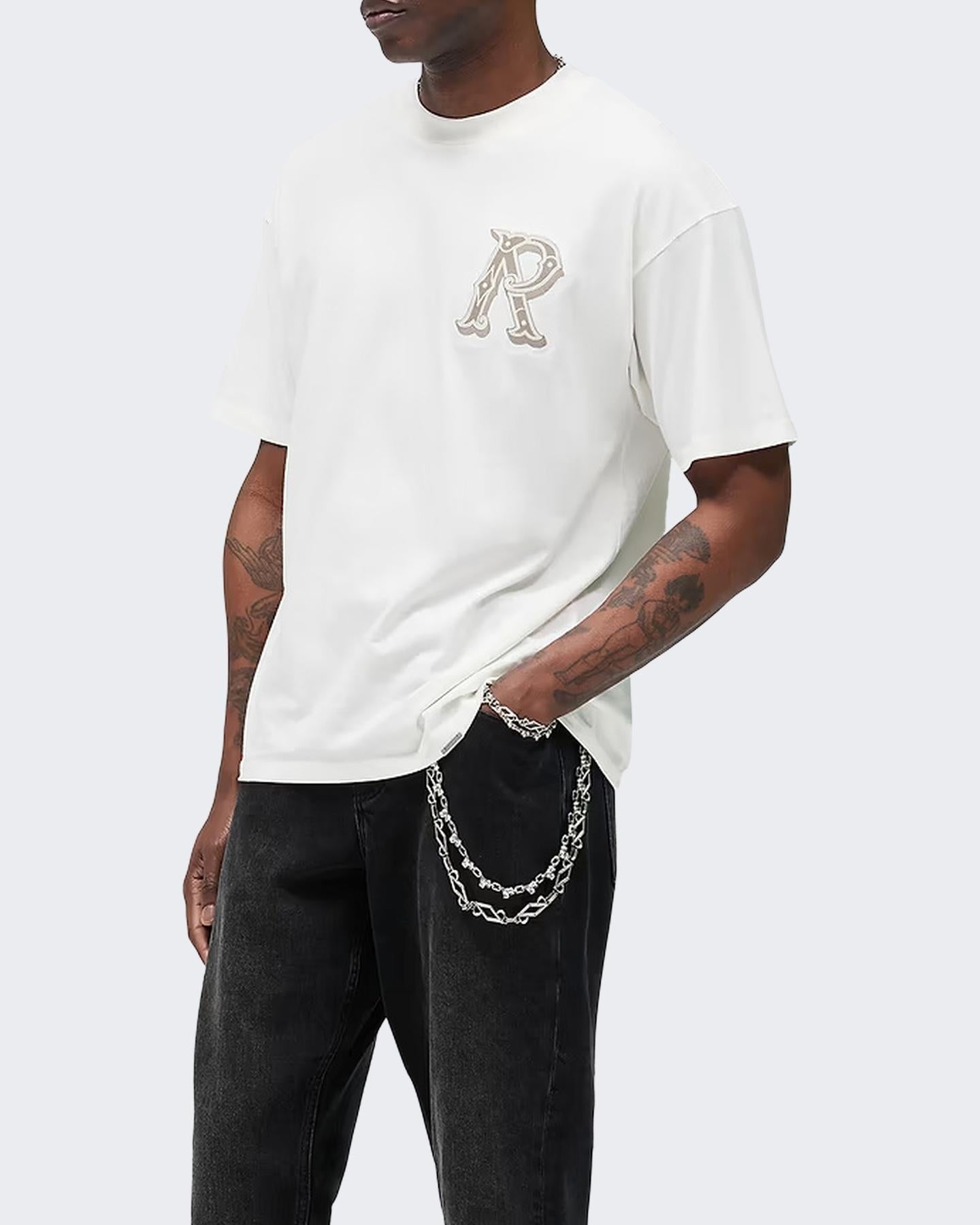 Represent Heren Western Initial T-Shirt - Eleganza.nl