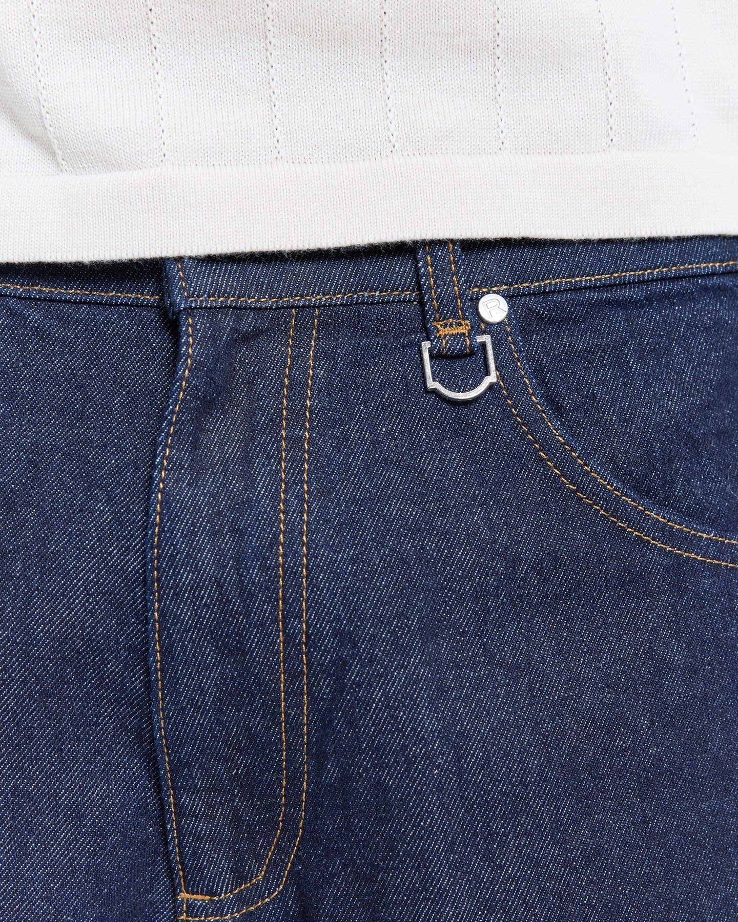 Reternity Heren Essential jeansshort Indigo - Eleganza.nl