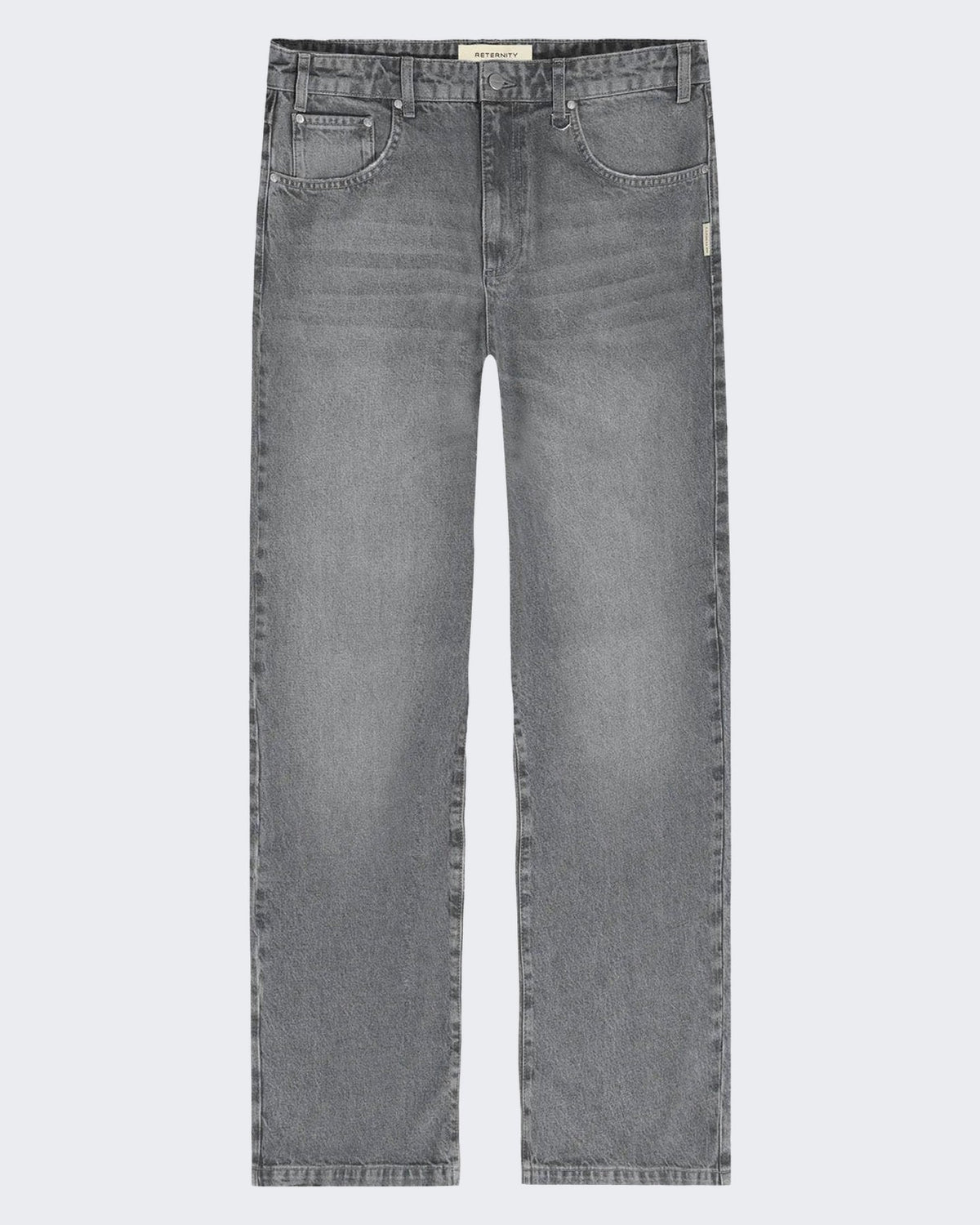 Reternity Heren Essential Straight Fit Denim Washed Grey - Eleganza.nl