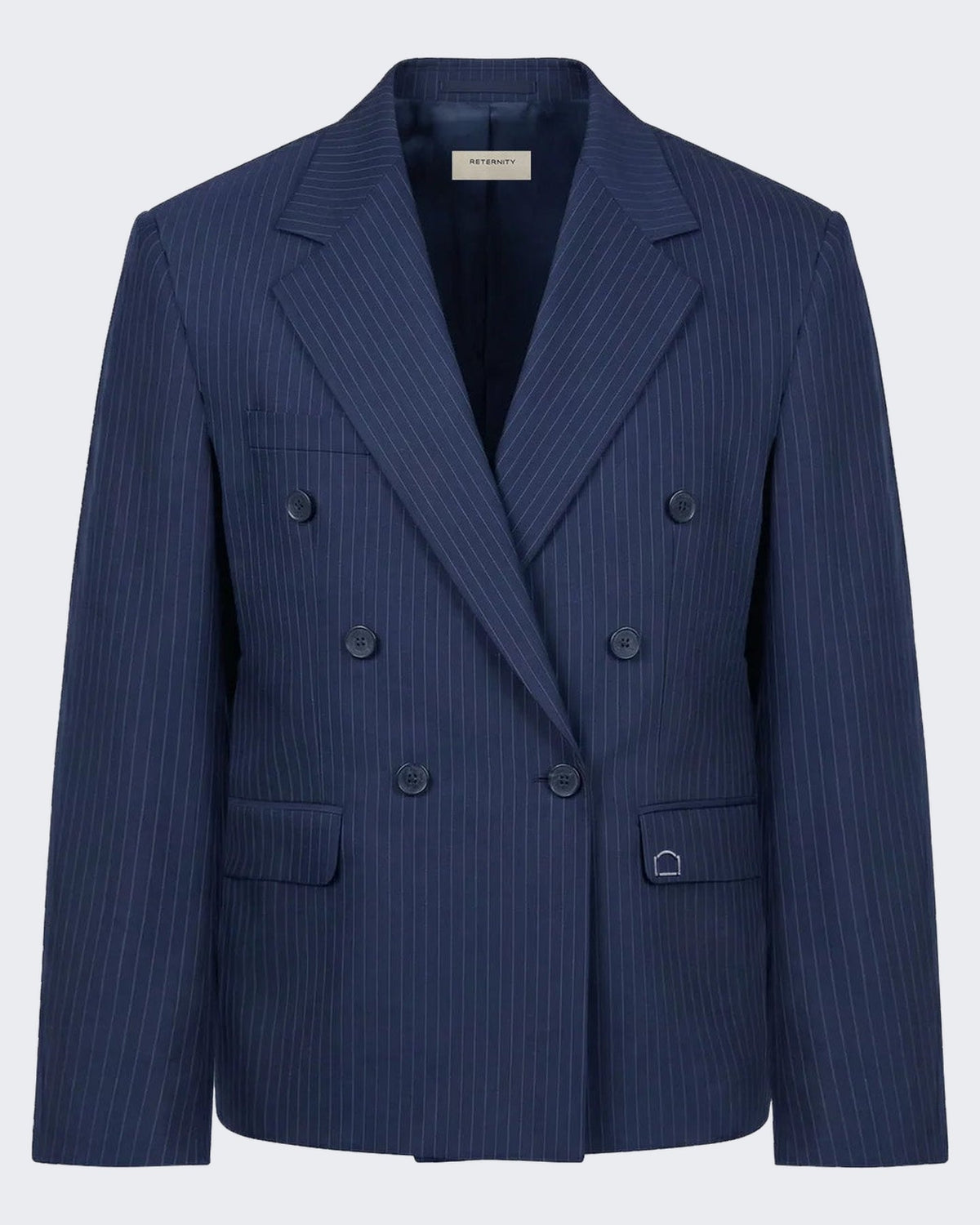 Reternity Heren Signe Blazer Pinstripe Blue - Eleganza.nl