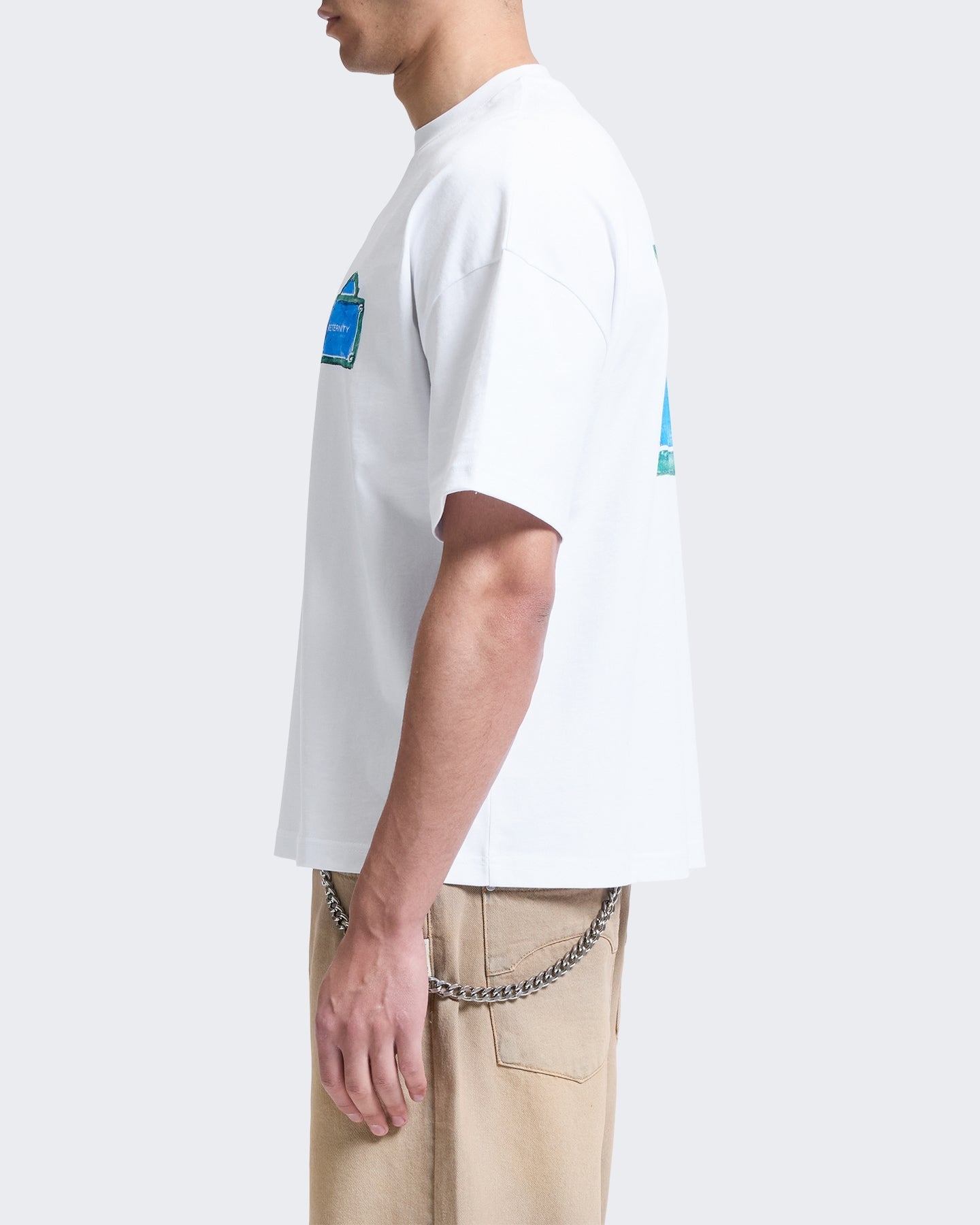 Reternity Heren T-shirt met print Wit - Eleganza.nl