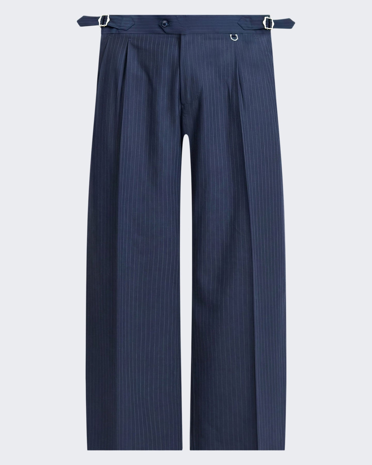 Reternity Heren Tailored Baggy Pants Pinstripe Blue - Eleganza.nl
